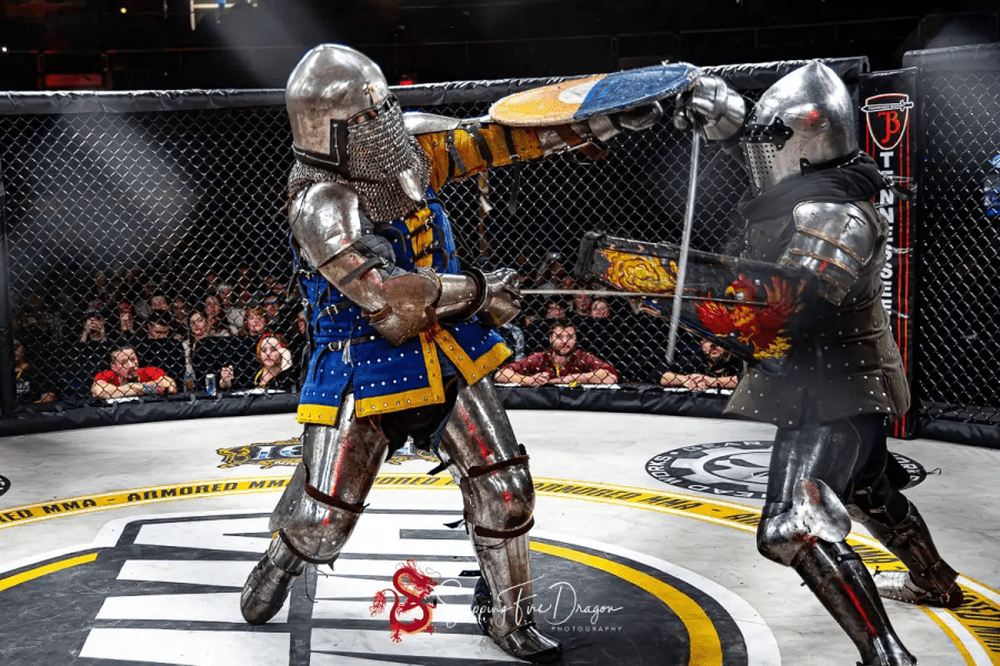 armored mma fight