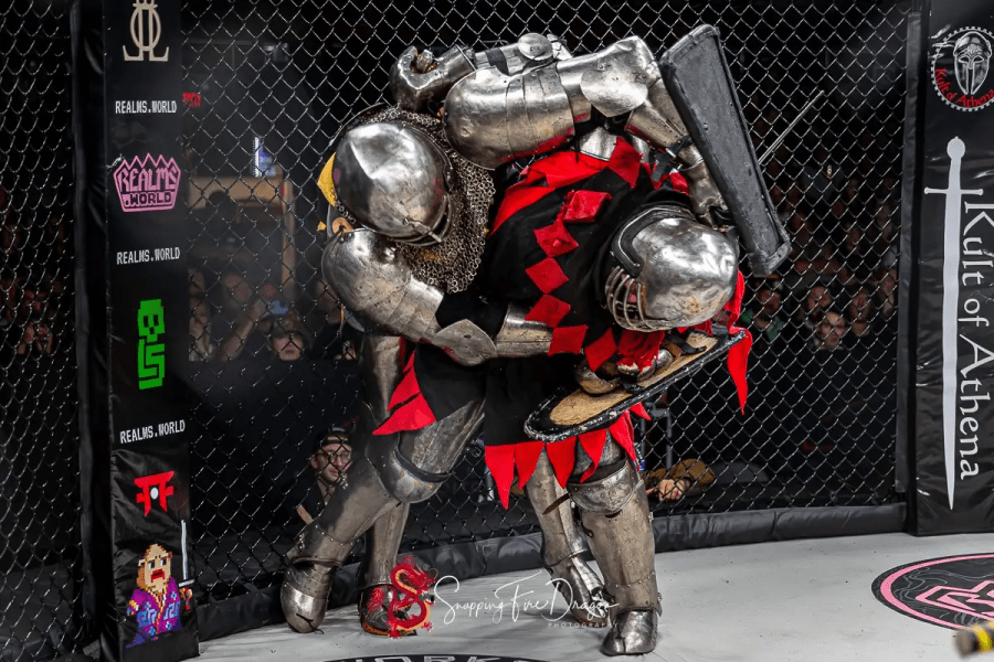 armored mma fight