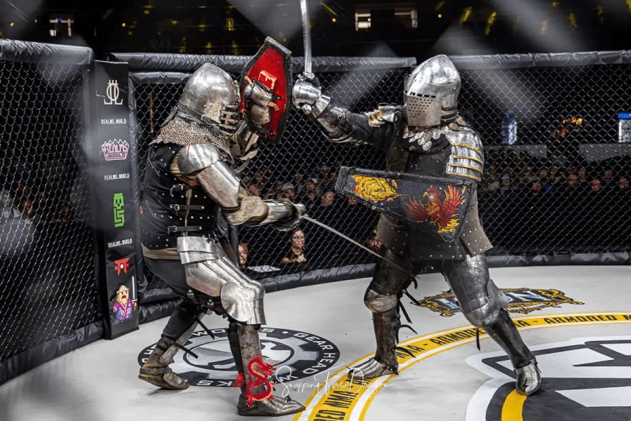 armored mma fight