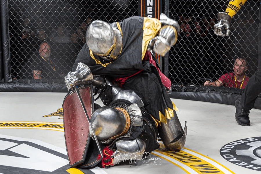 armored mma fight