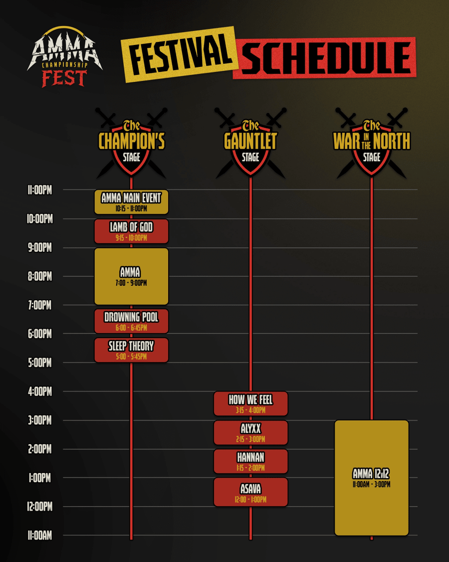 Festival Schedule