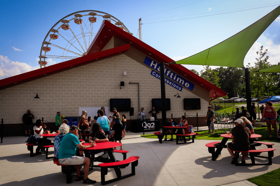 beer garden